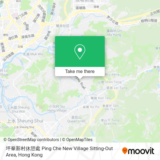 坪輋新村休憩處 Ping Che New Village Sitting-Out Area地圖