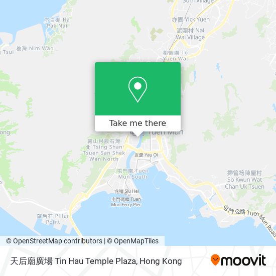 天后廟廣場 Tin Hau Temple Plaza map