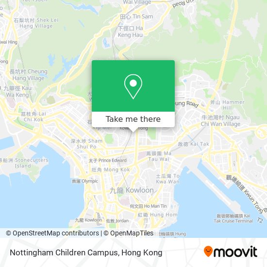 Nottingham Children Campus地圖