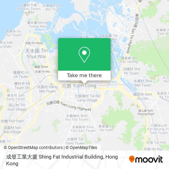 成發工業大廈 Shing Fat Industrial Building map