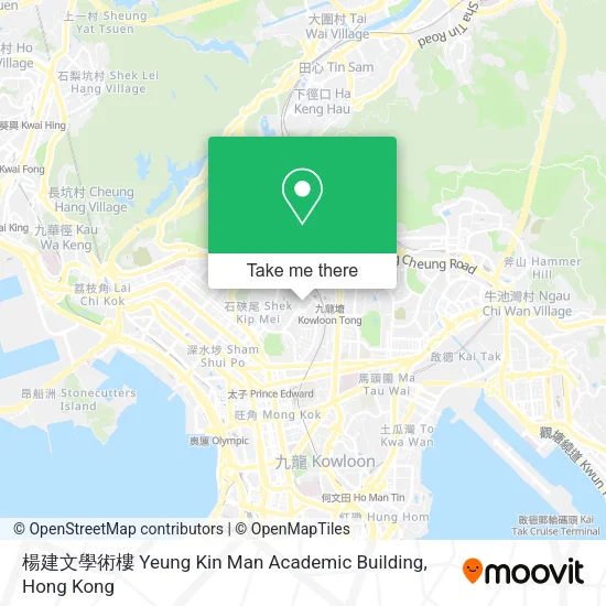 楊建文學術樓 Yeung Kin Man Academic Building地圖