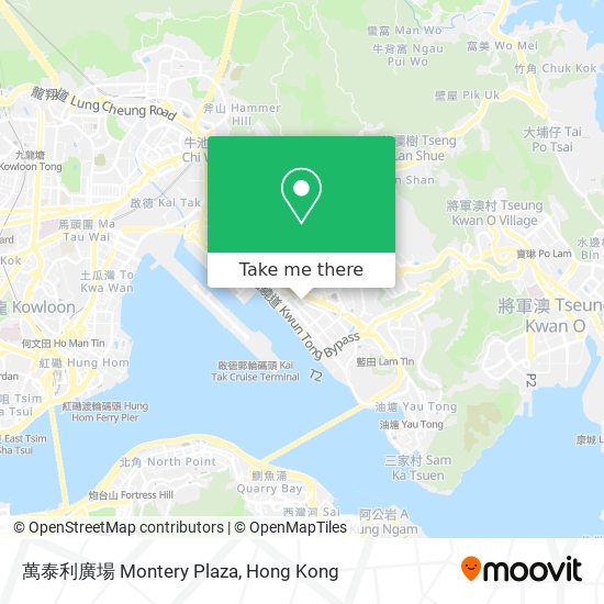 萬泰利廣場 Montery Plaza map