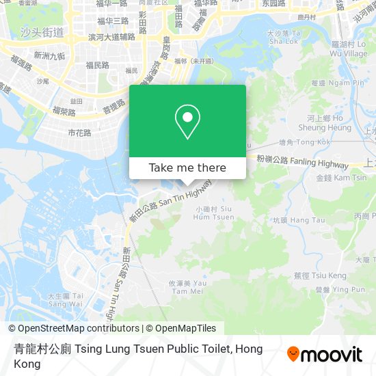 青龍村公廁 Tsing Lung Tsuen Public Toilet地圖