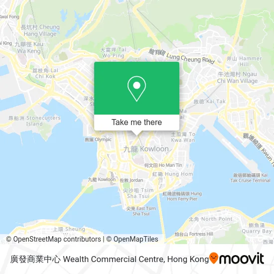 廣發商業中心 Wealth Commercial Centre map