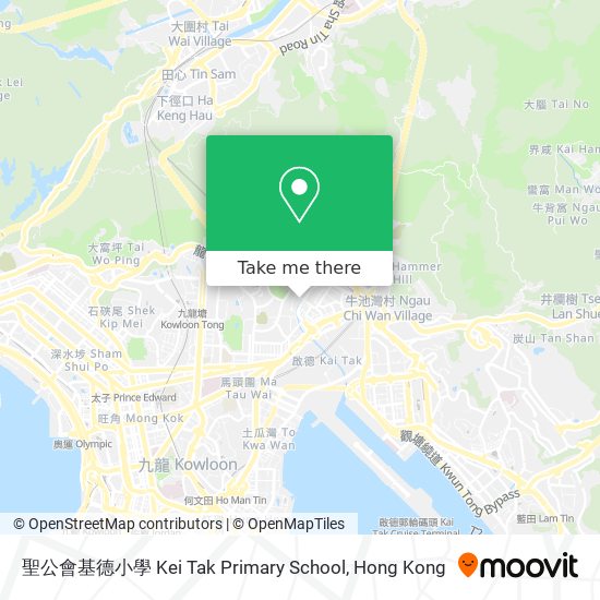 聖公會基德小學 Kei Tak Primary School map