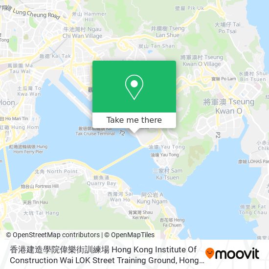 香港建造學院偉樂街訓練場 Hong Kong Institute Of Construction Wai LOK Street Training Ground地圖