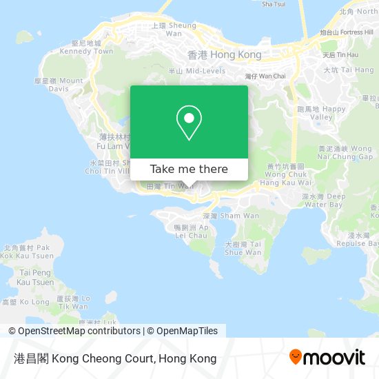 港昌閣 Kong Cheong Court map