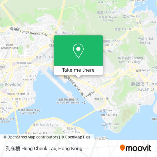 孔雀樓 Hung Cheuk Lau map