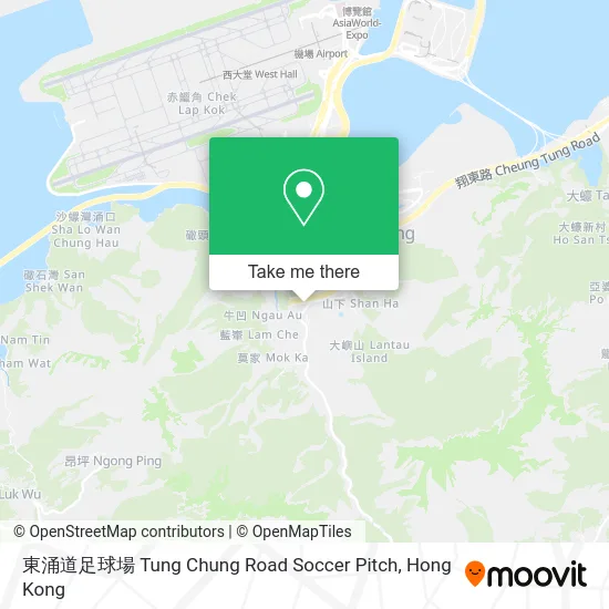 東涌道足球場 Tung Chung Road Soccer Pitch地圖