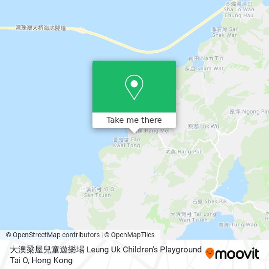 大澳梁屋兒童遊樂場 Leung Uk Children's Playground Tai O map