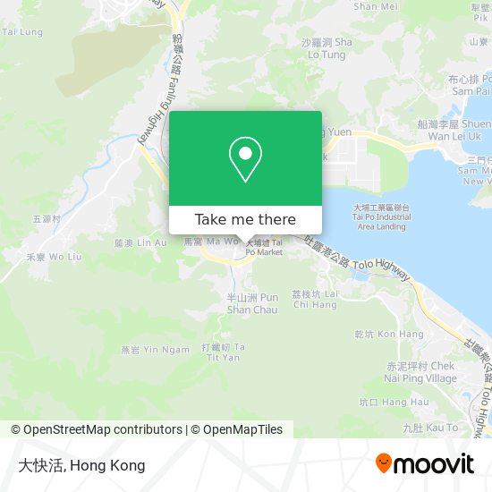 大快活地圖