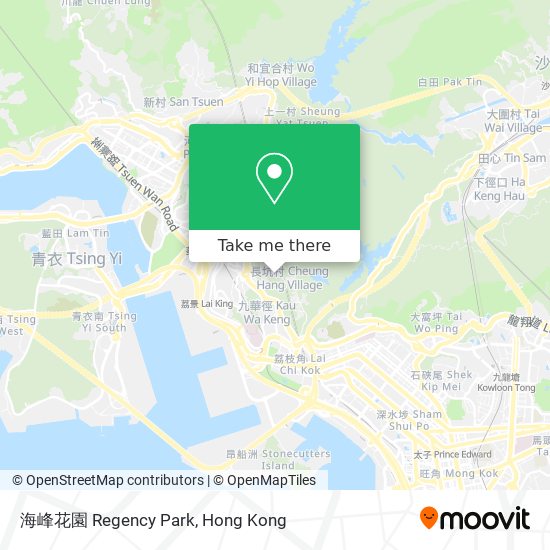 海峰花園 Regency Park map