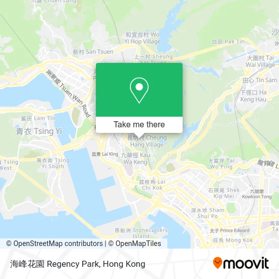 海峰花園 Regency Park map