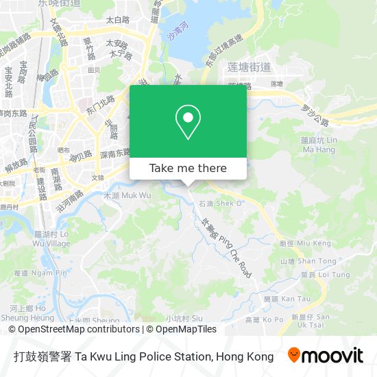 打鼓嶺警署 Ta Kwu Ling Police Station map