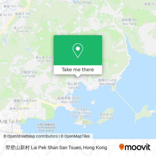 犂壁山新村 Lai Pek Shan San Tsuen map