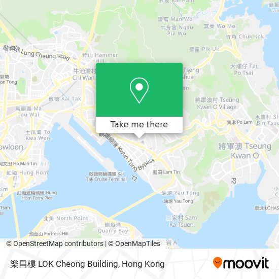 樂昌樓 LOK Cheong Building map