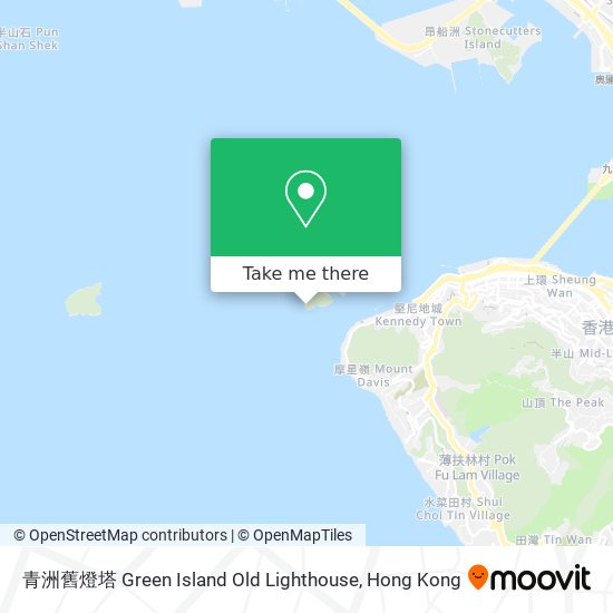 青洲舊燈塔 Green Island Old Lighthouse map