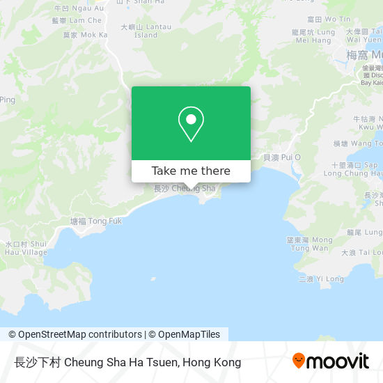長沙下村 Cheung Sha Ha Tsuen地圖