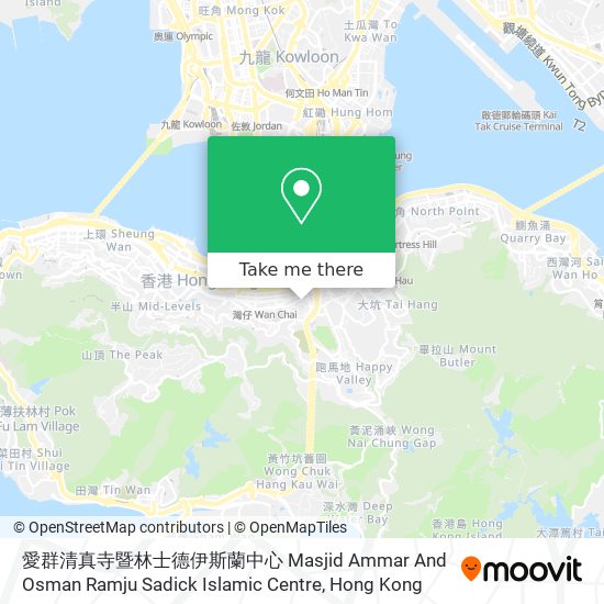 愛群清真寺暨林士德伊斯蘭中心 Masjid Ammar And Osman Ramju Sadick Islamic Centre map