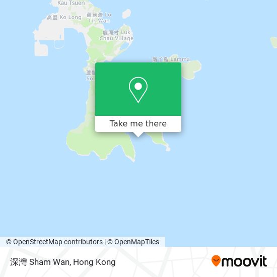 深灣 Sham Wan map