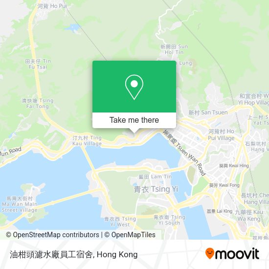 油柑頭濾水廠員工宿舍地圖