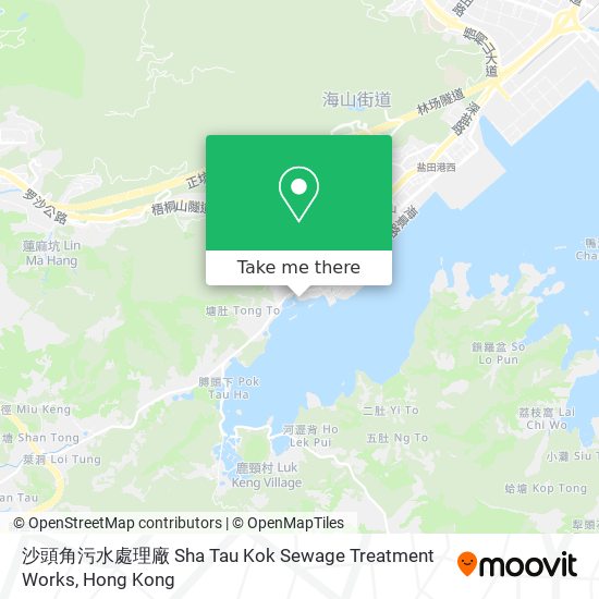 沙頭角污水處理廠 Sha Tau Kok Sewage Treatment Works map