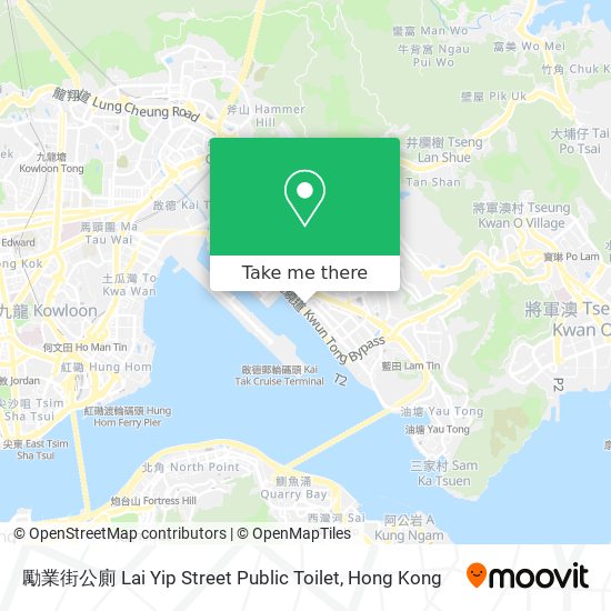 勵業街公廁 Lai Yip Street Public Toilet map