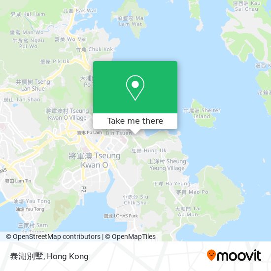 泰湖別墅 map