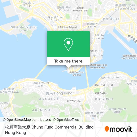 松鳳商業大廈 Chung Fung Commercial Building map