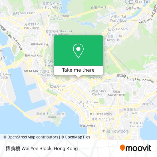 懷義樓 Wai Yee Block map