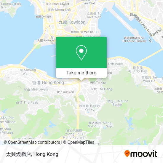 太興燒臘店地圖