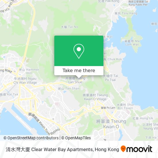 清水灣大廈 Clear Water Bay Apartments地圖