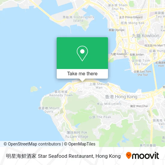 明星海鮮酒家 Star Seafood Restaurant map