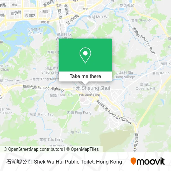 石湖墟公廁 Shek Wu Hui Public Toilet map