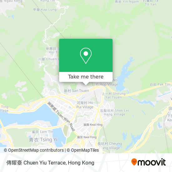 傳耀臺 Chuen Yiu Terrace map