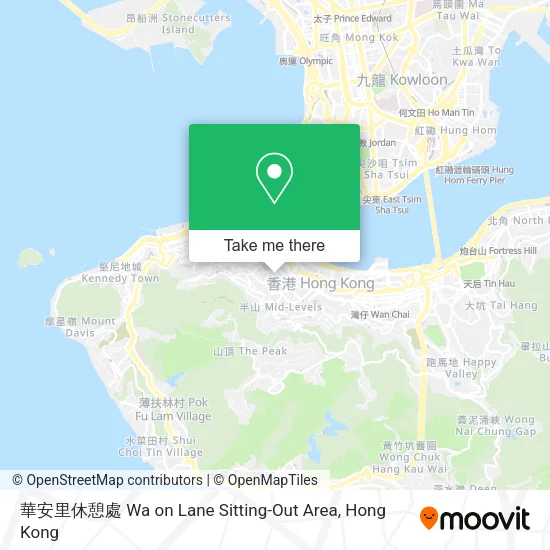 華安里休憩處 Wa on Lane Sitting-Out Area map