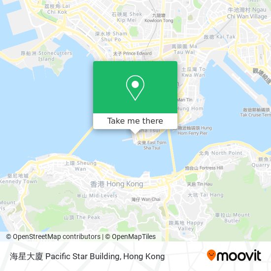 海星大廈 Pacific Star Building map