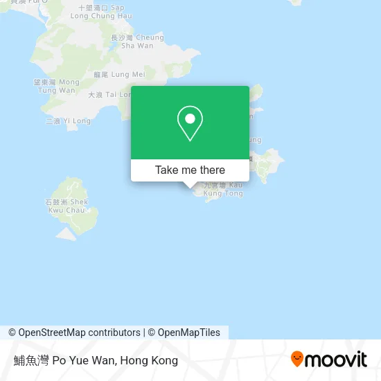 鯆魚灣 Po Yue Wan map