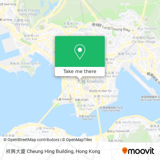 祥興大廈 Cheung Hing Building map