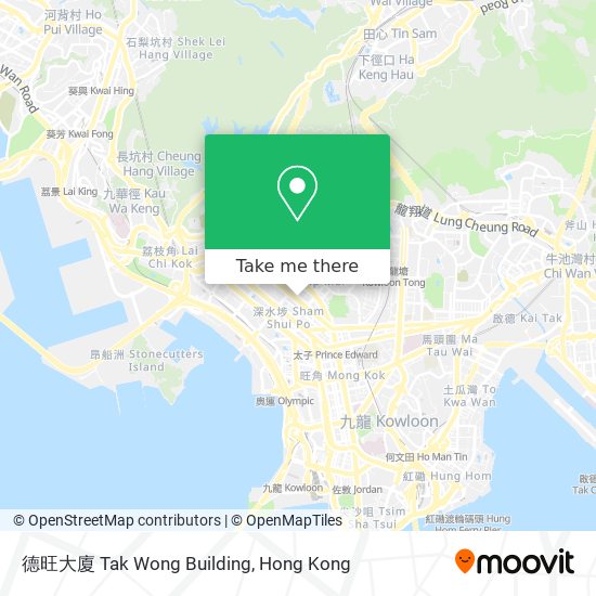 德旺大廈 Tak Wong Building map