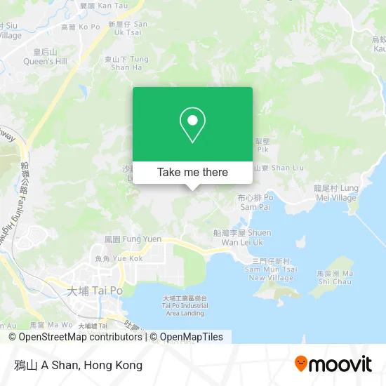 鴉山 A Shan地圖