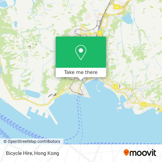 Bicycle Hire map