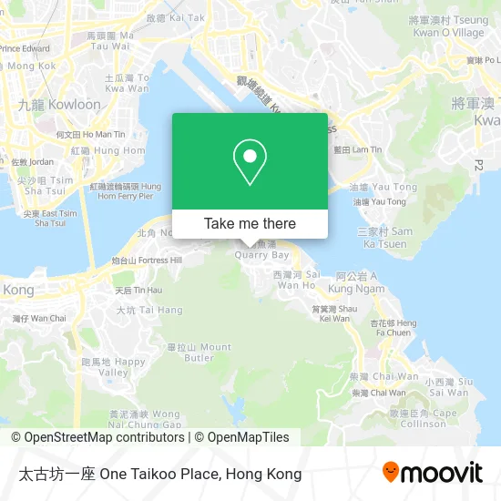 太古坊一座 One Taikoo Place map