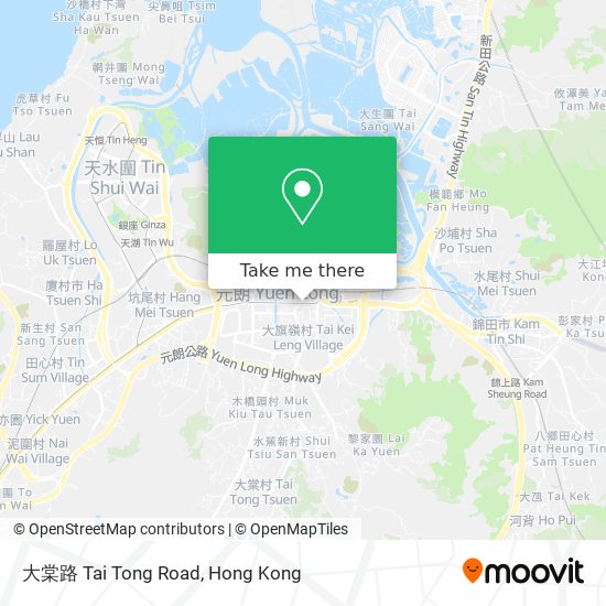 大棠路 Tai Tong Road map