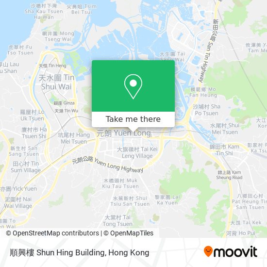 順興樓 Shun Hing Building map