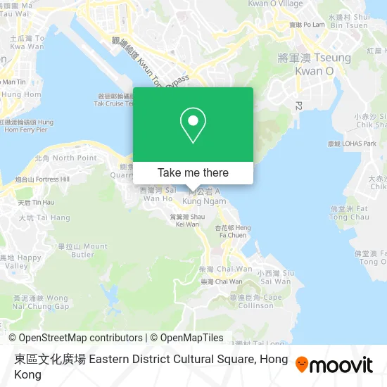 東區文化廣場 Eastern District Cultural Square map