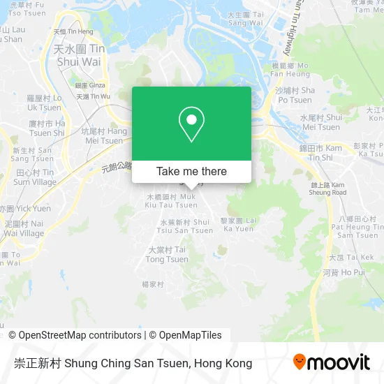 崇正新村 Shung Ching San Tsuen map