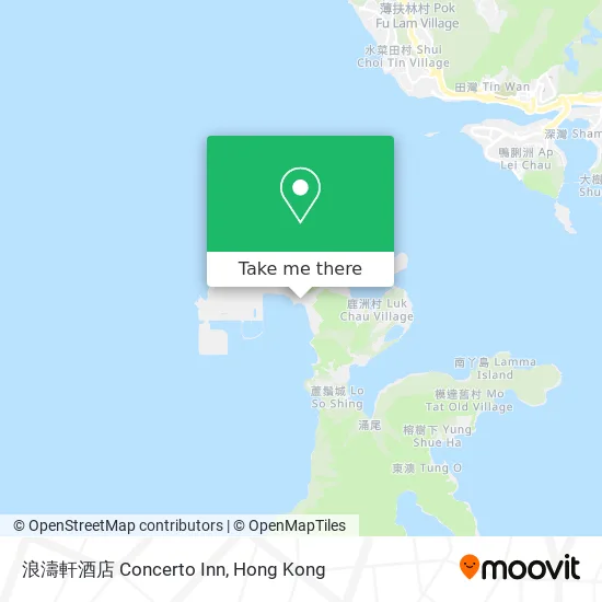 浪濤軒酒店 Concerto Inn地圖