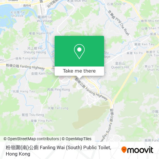 粉嶺圍(南)公廁 Fanling Wai (South) Public Toilet地圖
