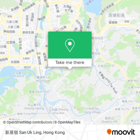 新屋嶺 San Uk Ling map